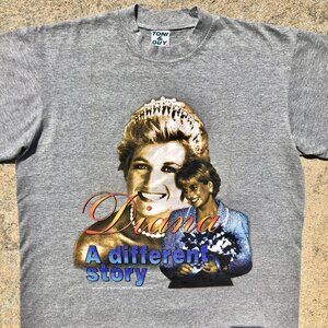 Vintage 1998 Princess Diana Of Wales Shirt Toni And Guy grey